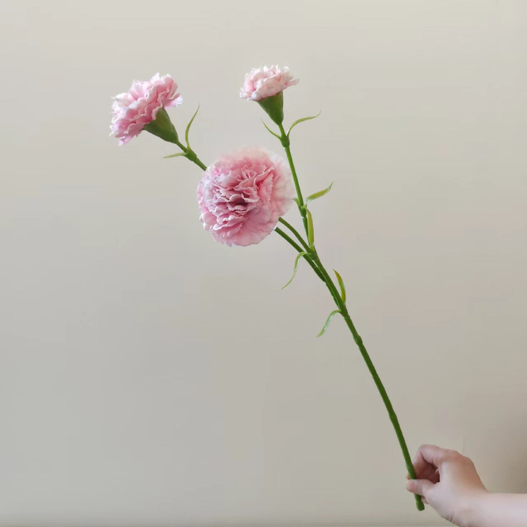 Lifelike Carnation Floral Stem