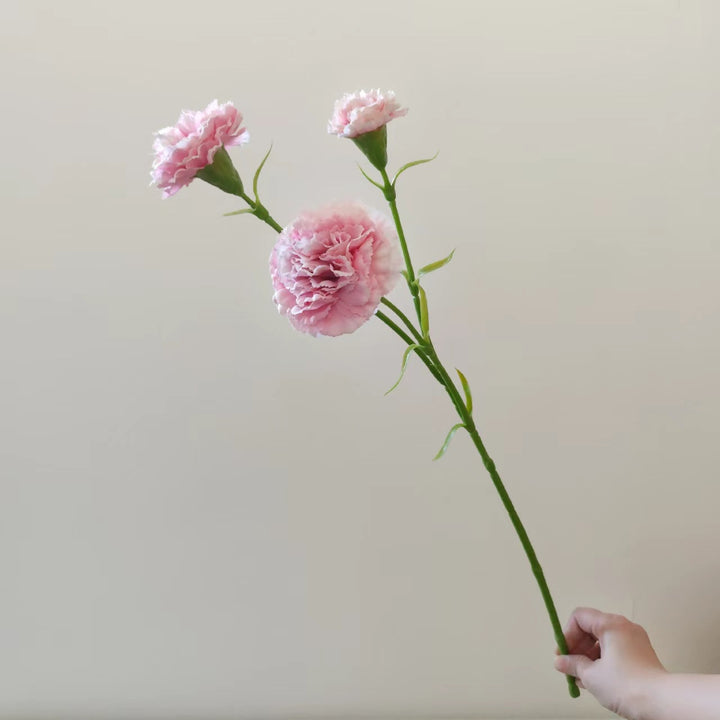 Lifelike Carnation Floral Stem