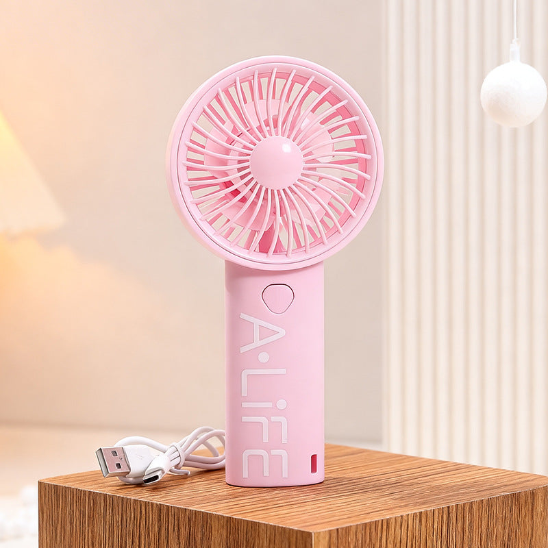 Women's Portable Hand Fan with USB Charging Function and Ergonomic Design Stornfield 1782398222