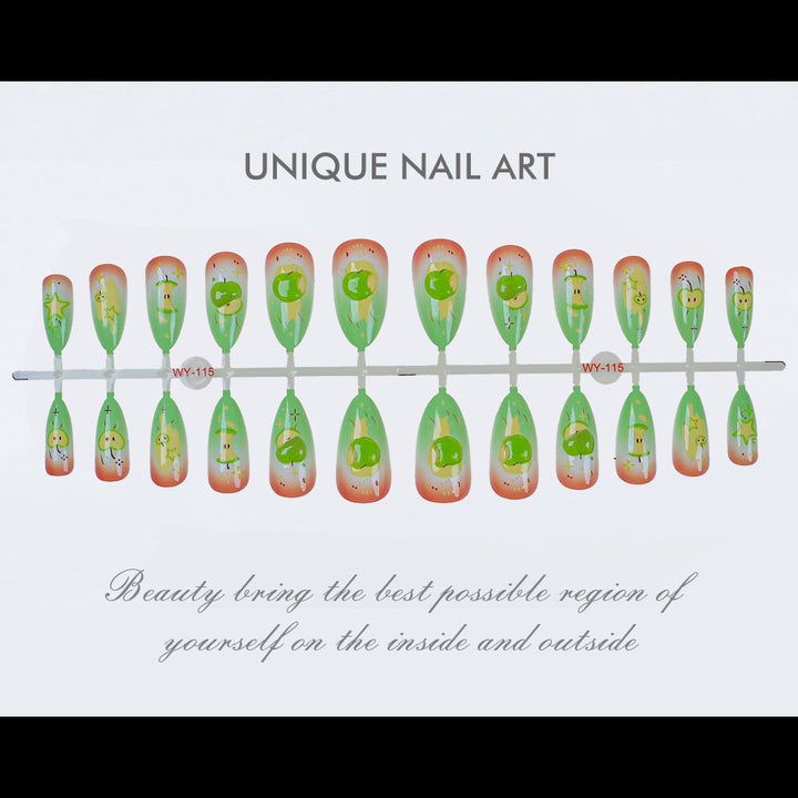 Whimsical Cute Character Press-On Nails Stornfield