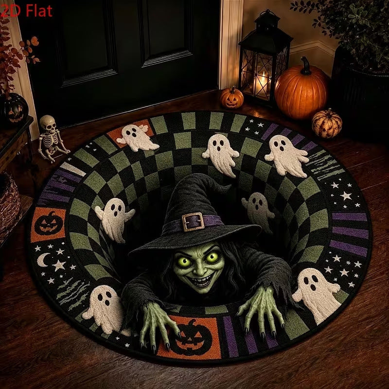 Halloween-Themed Decorative Area Rug