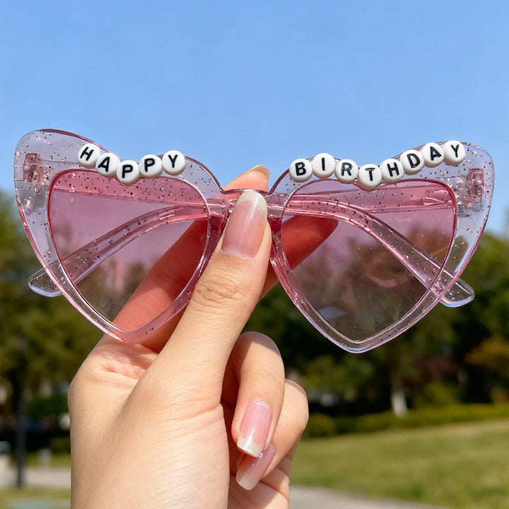 Fun Themed Heart-Shaped Sunglasses Stornfield