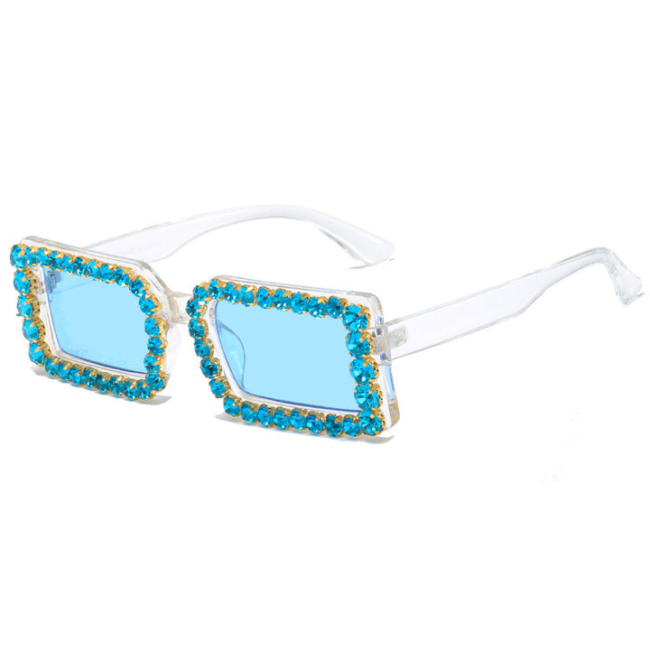 Women's fashionable sunglasses with glittering frame embellishment Stornfield