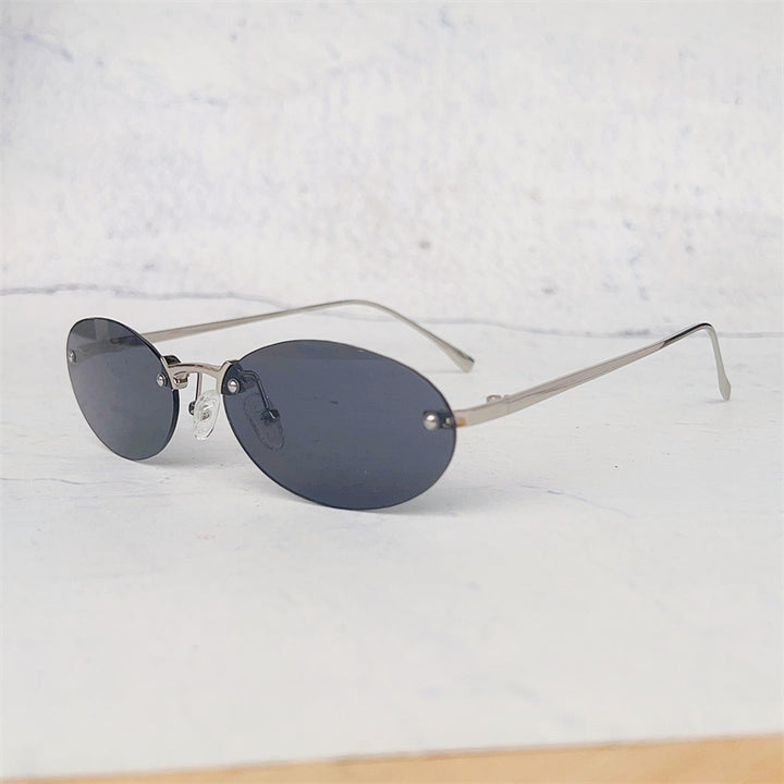 Minimalist Oval Frame Glasses Stornfield