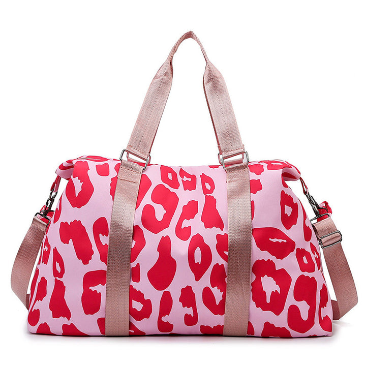 Sporty travel bag with trendy zebra pattern Stornfield