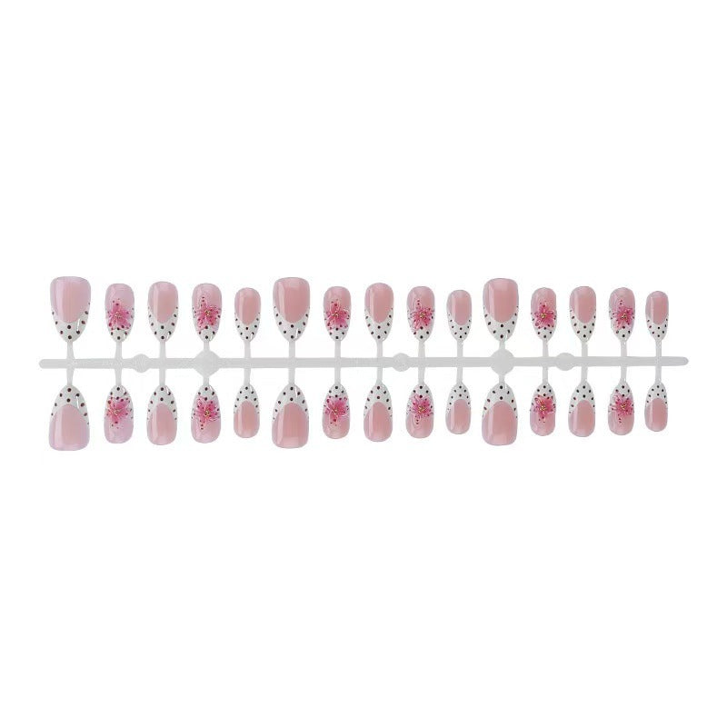 Floral Design Press-On Nail Art Set Stornfield
