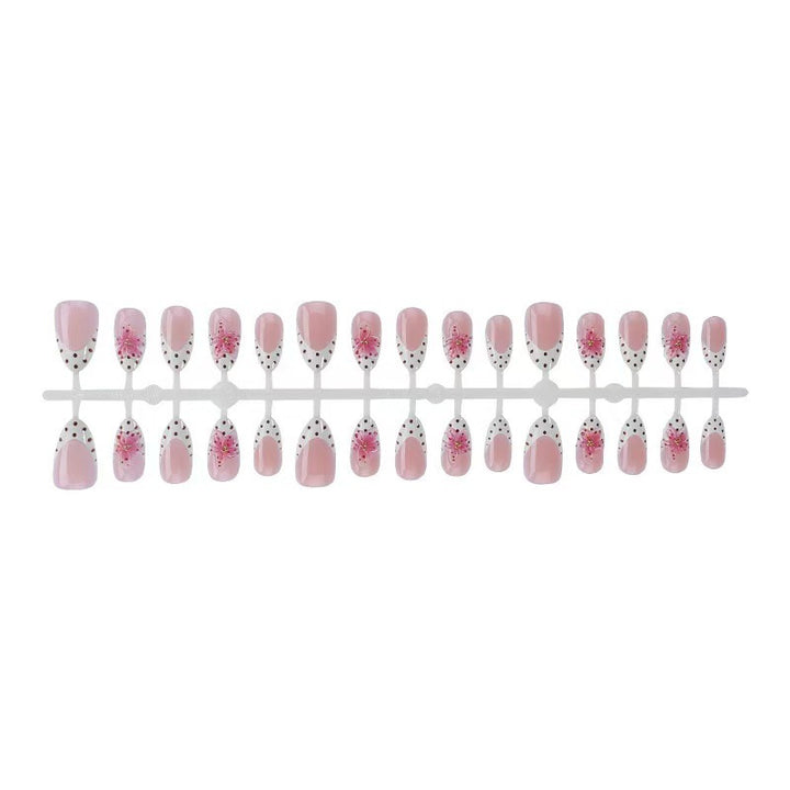 Floral Design Press-On Nail Art Set Stornfield