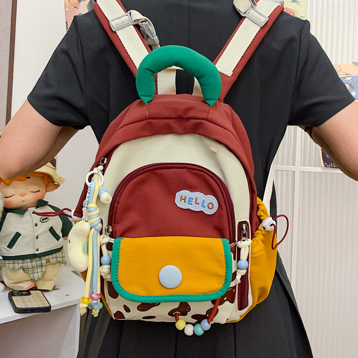 Whimsical Graphic Print Backpack Stornfield