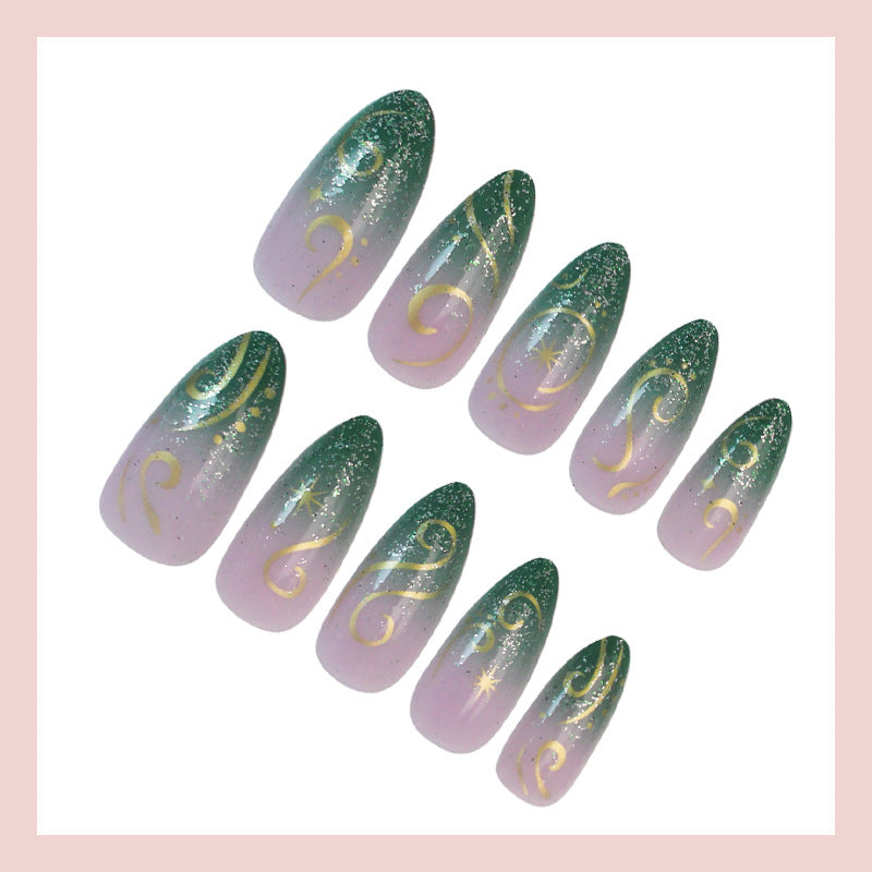 Nail art set with glittering decorations Stornfield