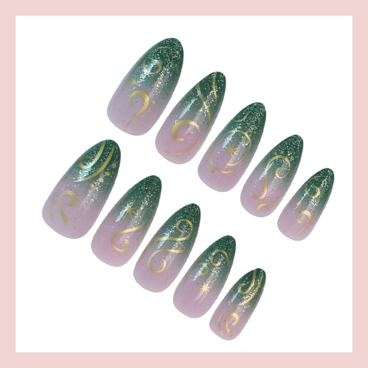 Nail art set with glittering decorations Stornfield
