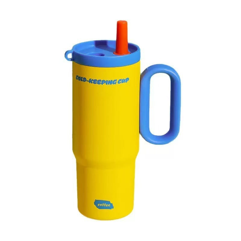 Ladies insulated coffee mug with carrying handle Stornfield
