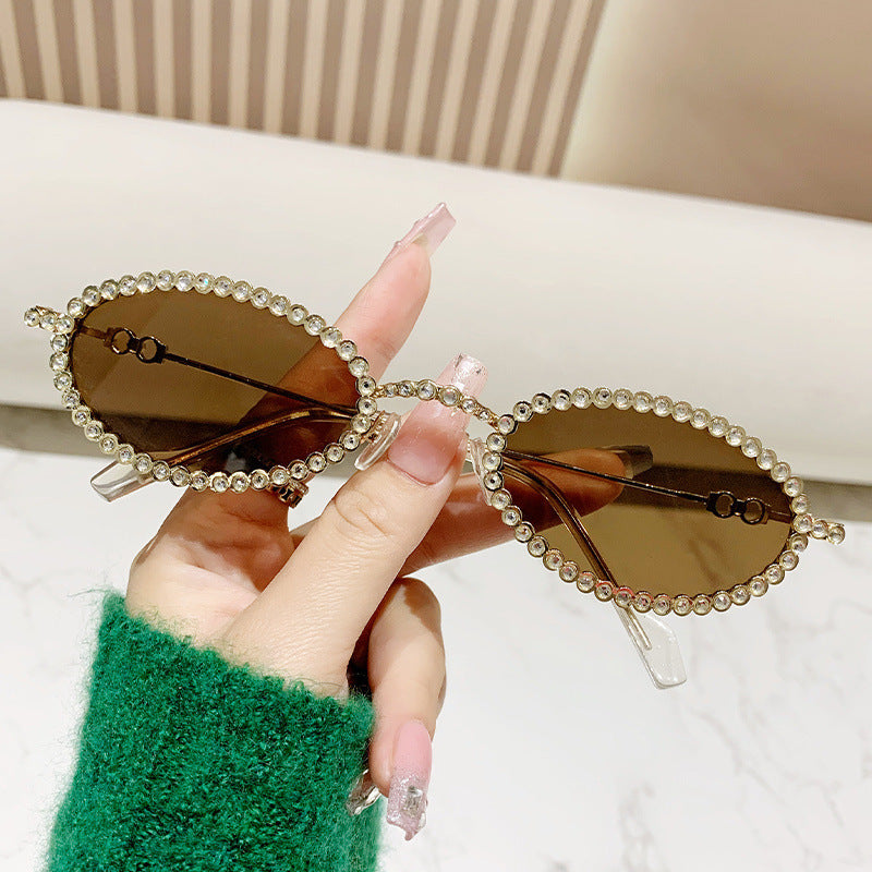 Ladies Designer Eyewear Frame with Extravagant Pearl Frame Stornfield