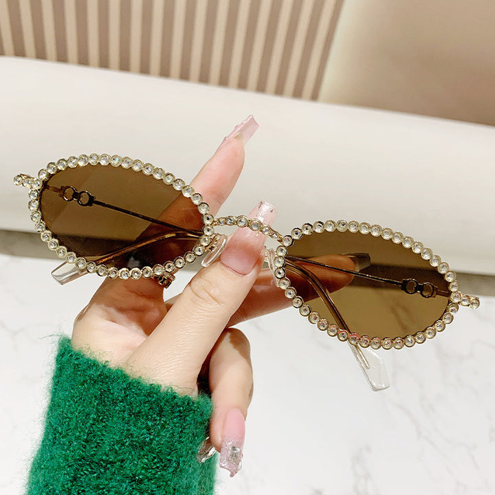Ladies Designer Eyewear Frame with Extravagant Pearl Frame Stornfield