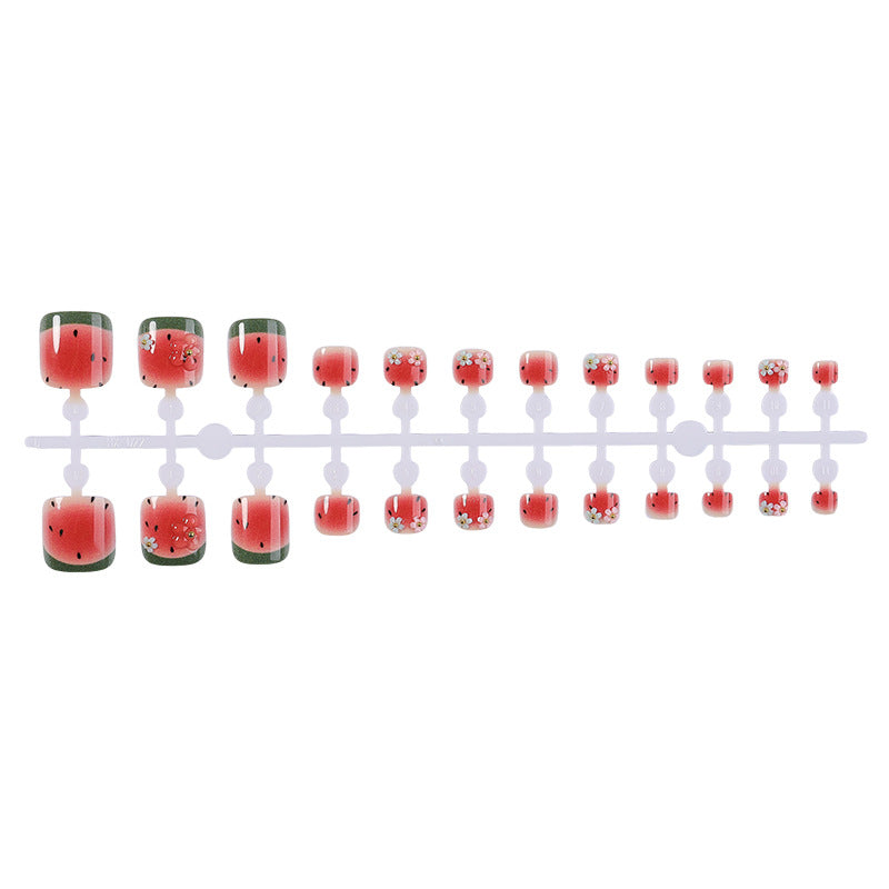 Artistic Fruit Pattern Press-On Nails Stornfield
