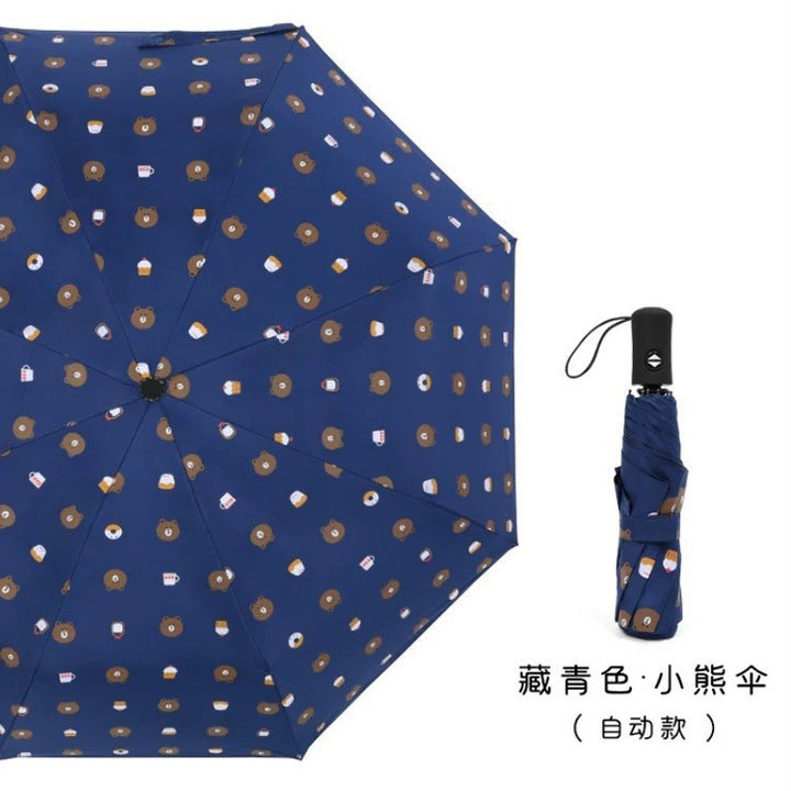 Women's creative folding umbrella with animal motif Stornfield