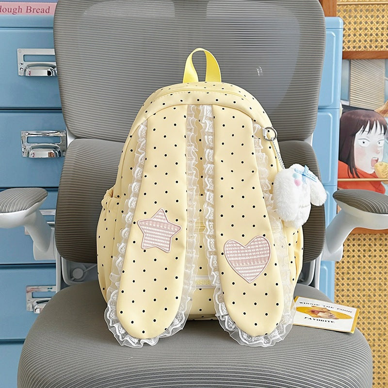 Cute Bunny-Ear Drawstring Backpack Stornfield