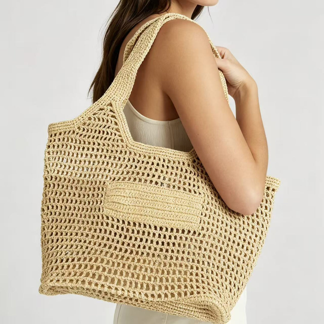 Net shopping bag with ergonomic handles Stornfield