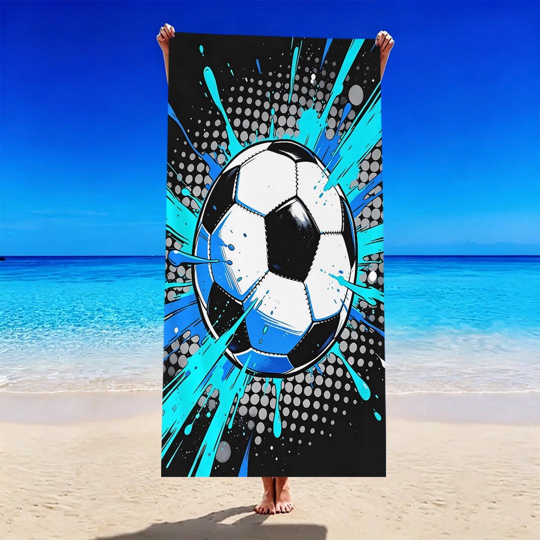 Football-themed beach towel Stornfield