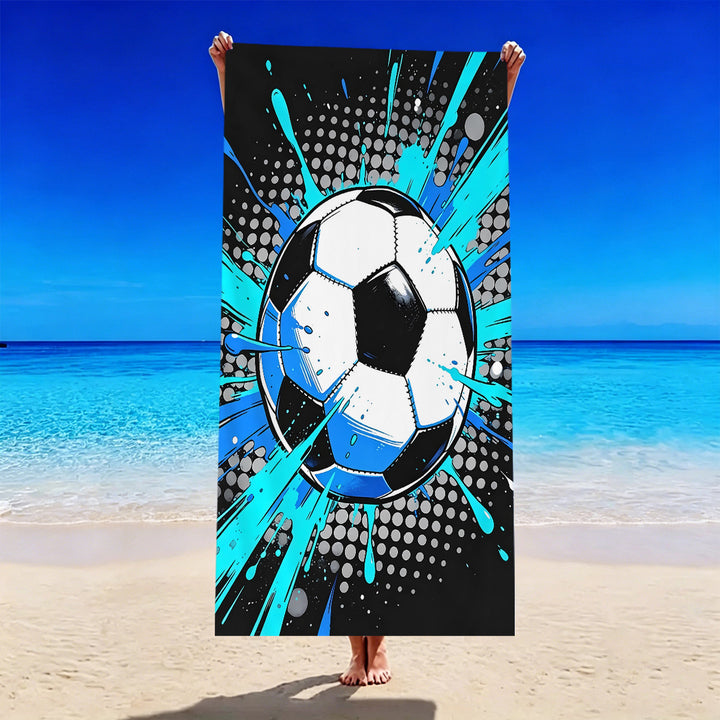 Football-themed beach towel Stornfield