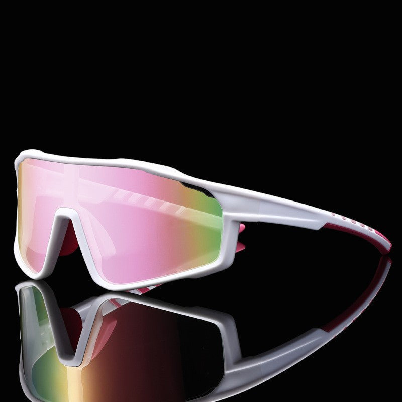 Unisex sporty cycling glasses with photochromic lenses and aerodynamic design Stornfield