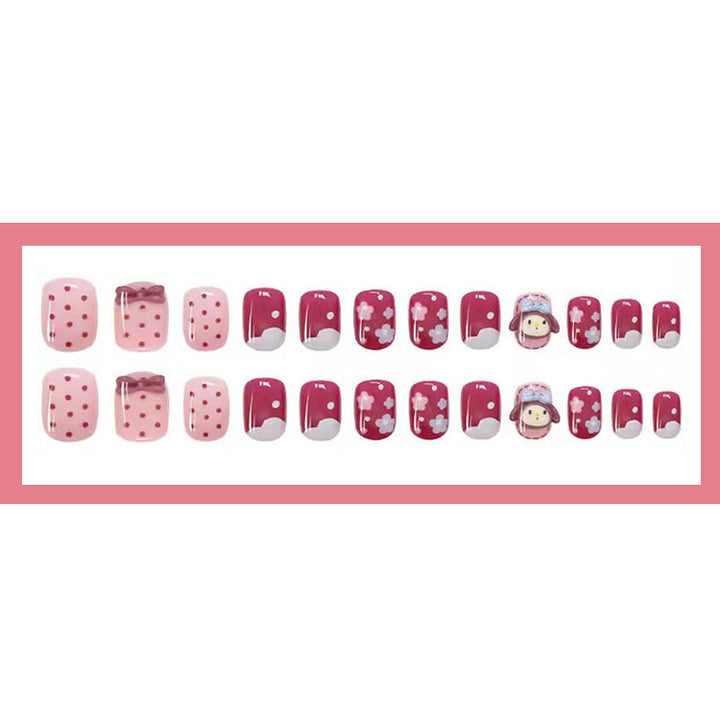 Playful artificial nails with 3D motif Stornfield