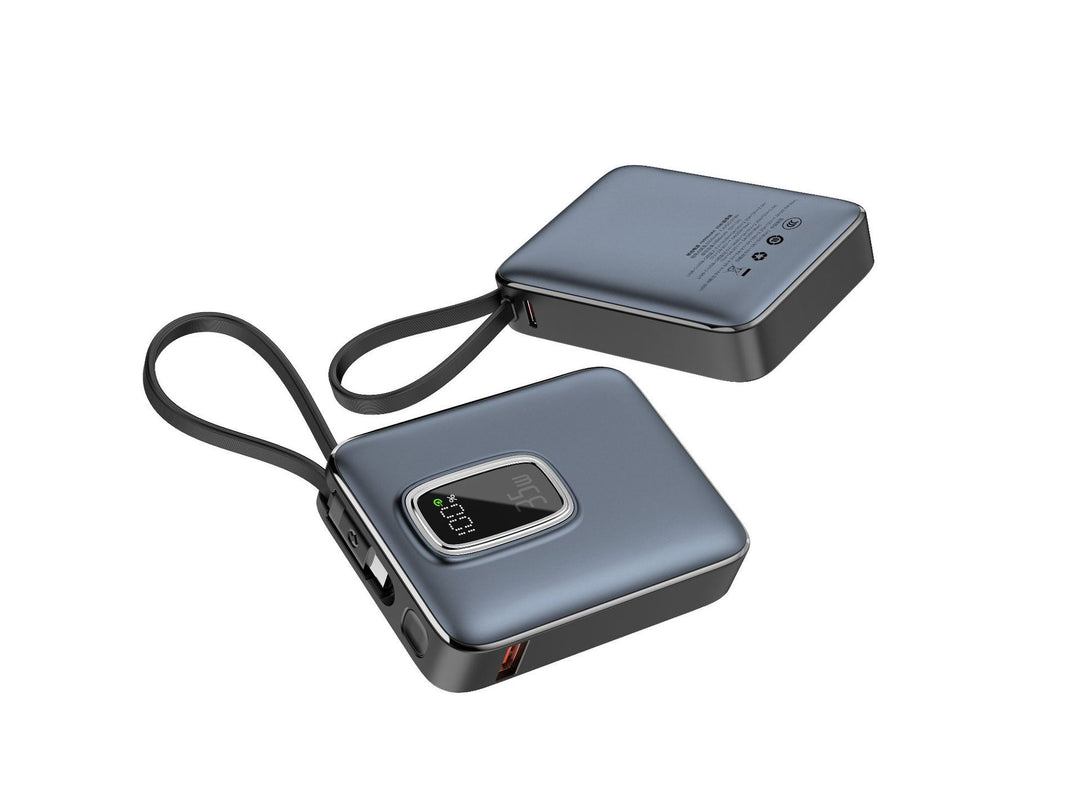 Portable power bank with integrated LED display and fast charging function Stornfield
