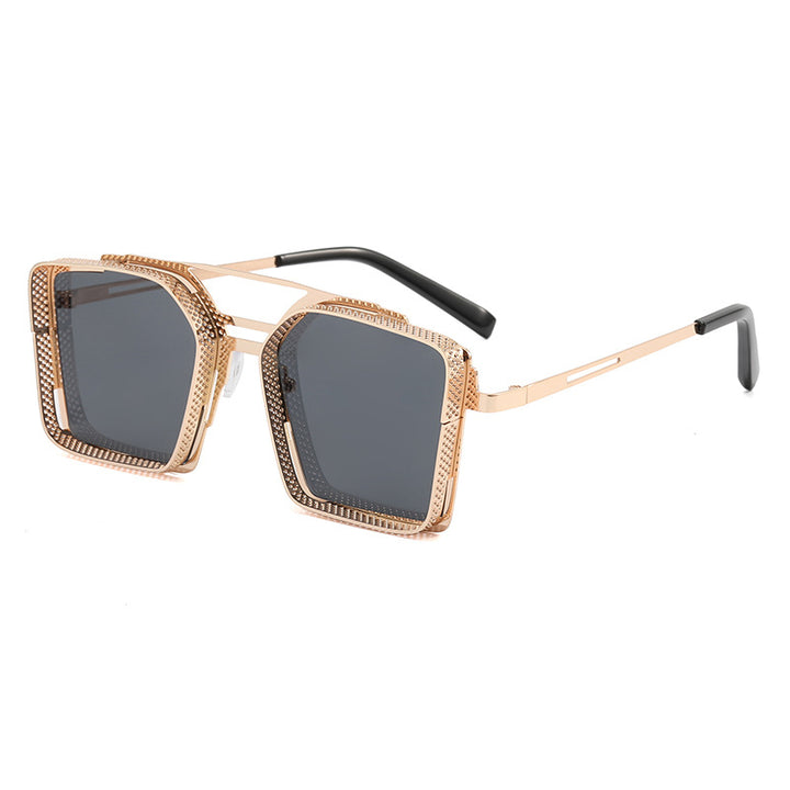 Women's oversized sunglasses with luxurious design and geometric frame Stornfield