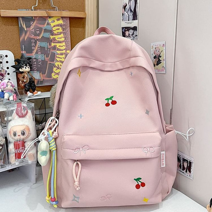 Playful backpack with embroidery Stornfield