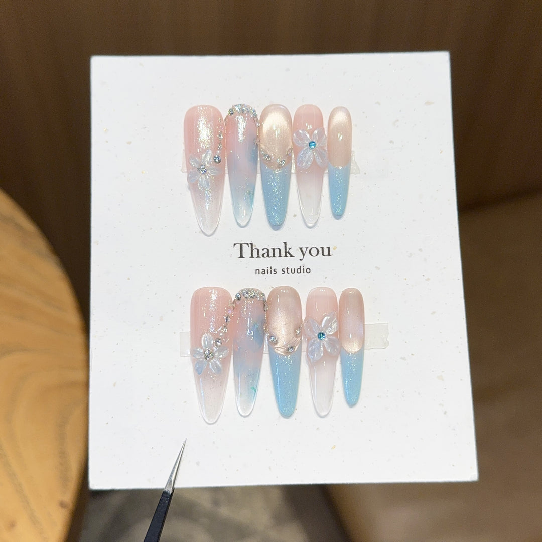Elegant Artificial Nail Tips Set Stornfield