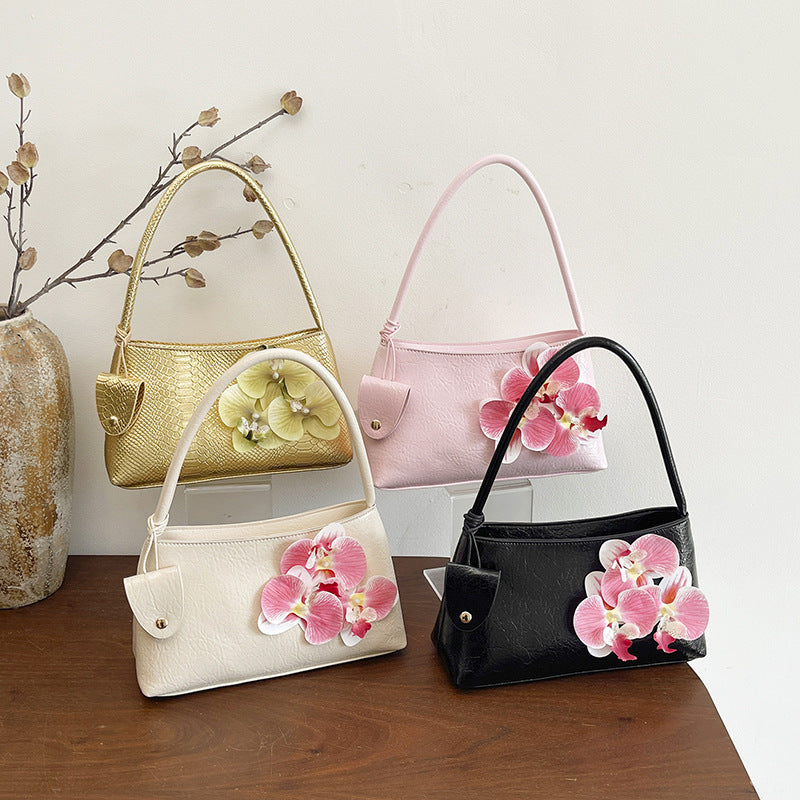 Floral Accent Handbag