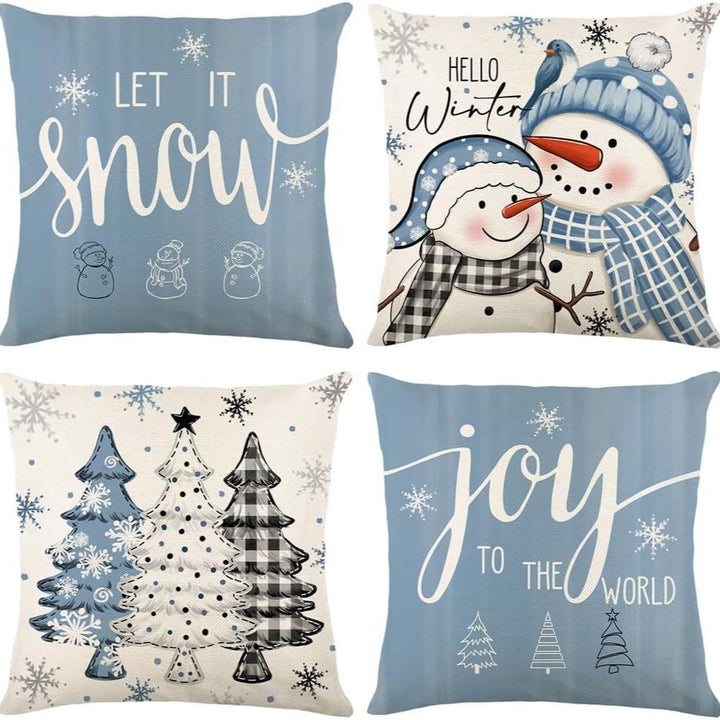 Festive Seasonal Throw Pillow Set