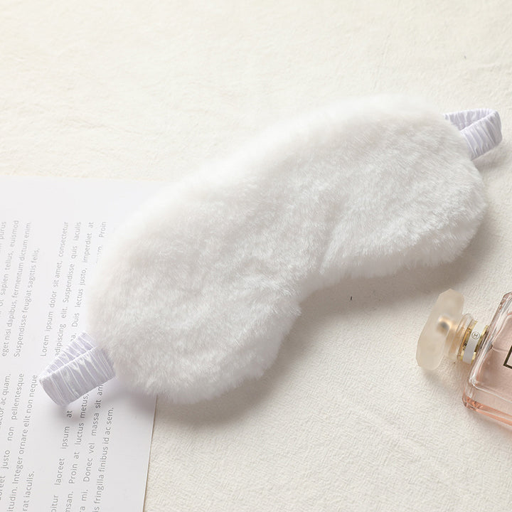 Women's soft plush sleep mask with ergonomic padding and elastic comfort band Stornfield