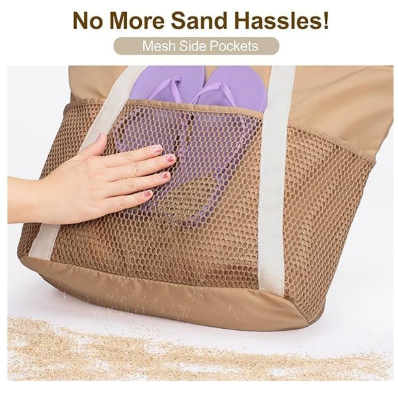 Shopping bag with mesh pockets Stornfield