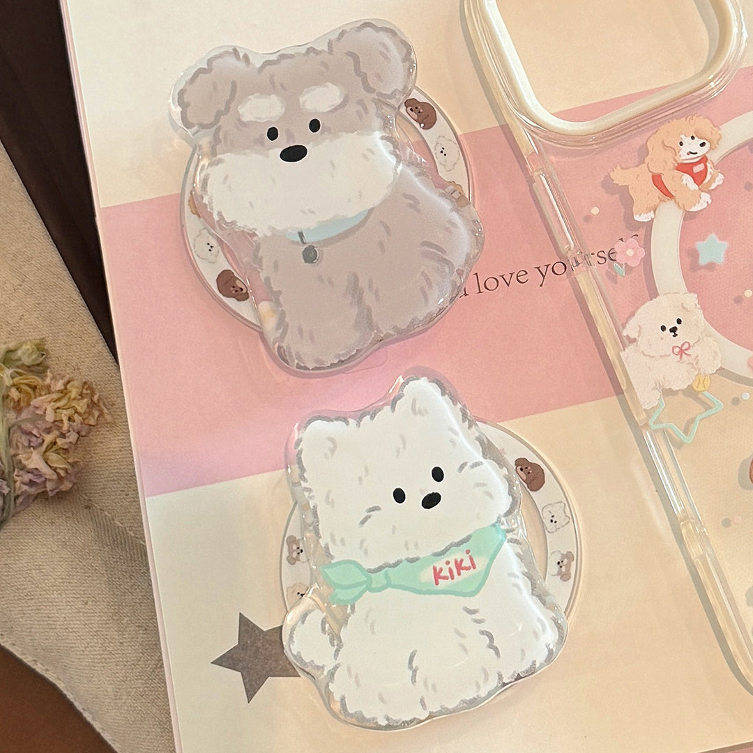 Magnetic smartphone holder in cute dog design Stornfield