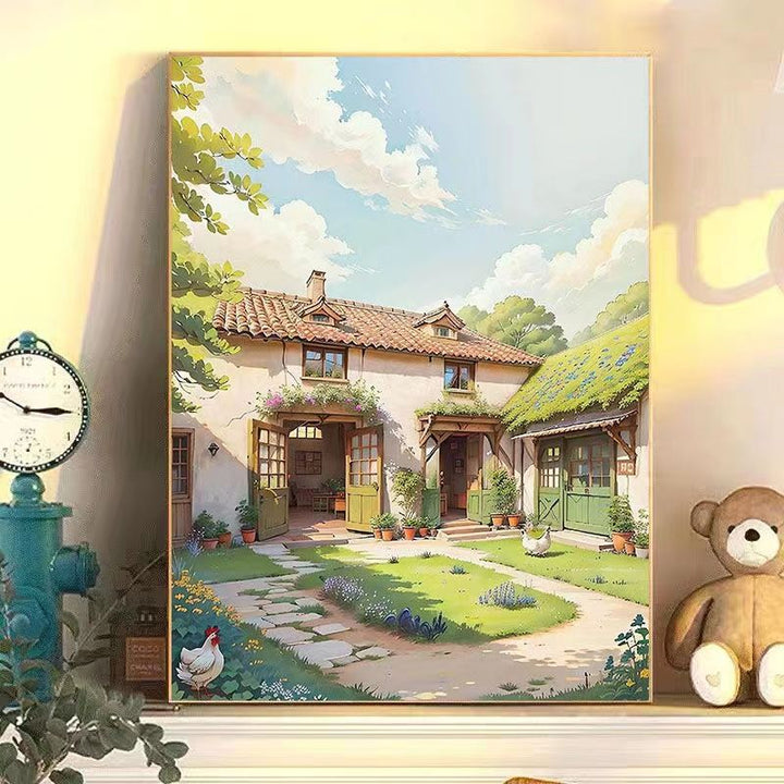 Serenity-Inspired Garden Scene Wall Art Stornfield