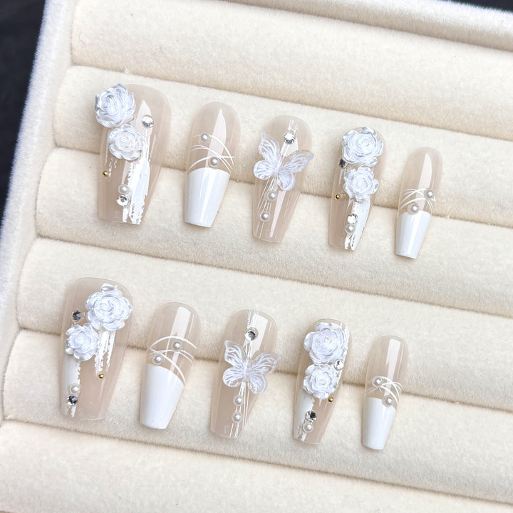 Decorative Press-On Nail Art Set 1790745746