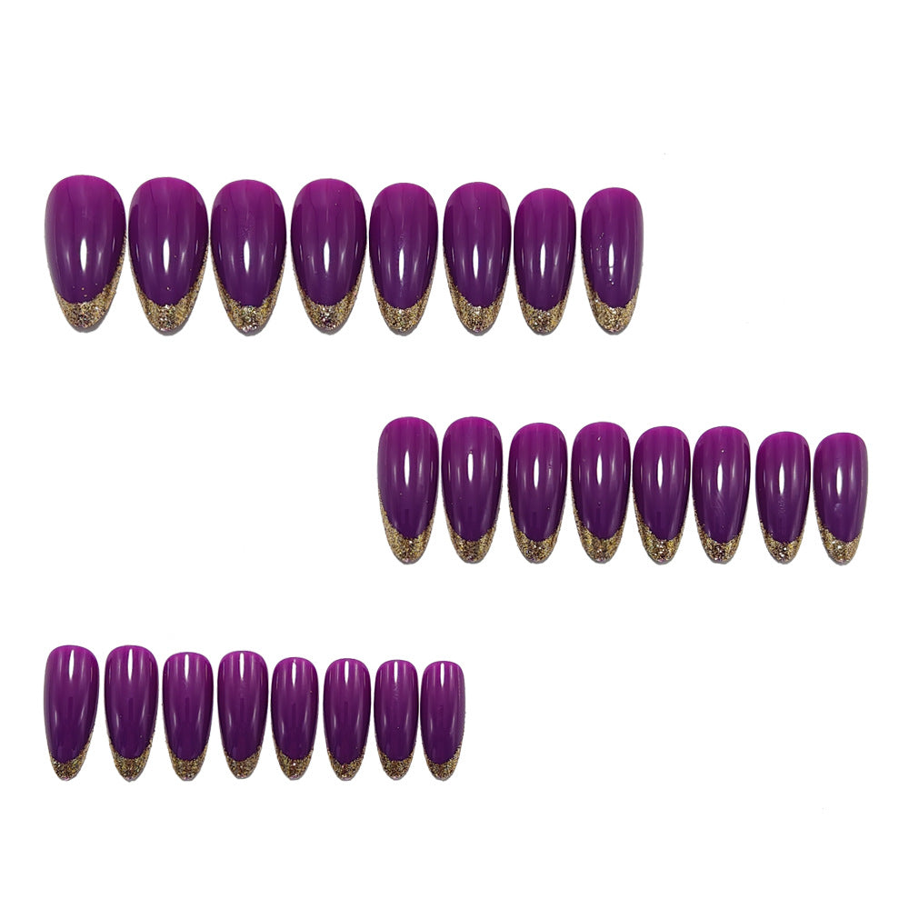 Artificial nails with glitter tip Stornfield