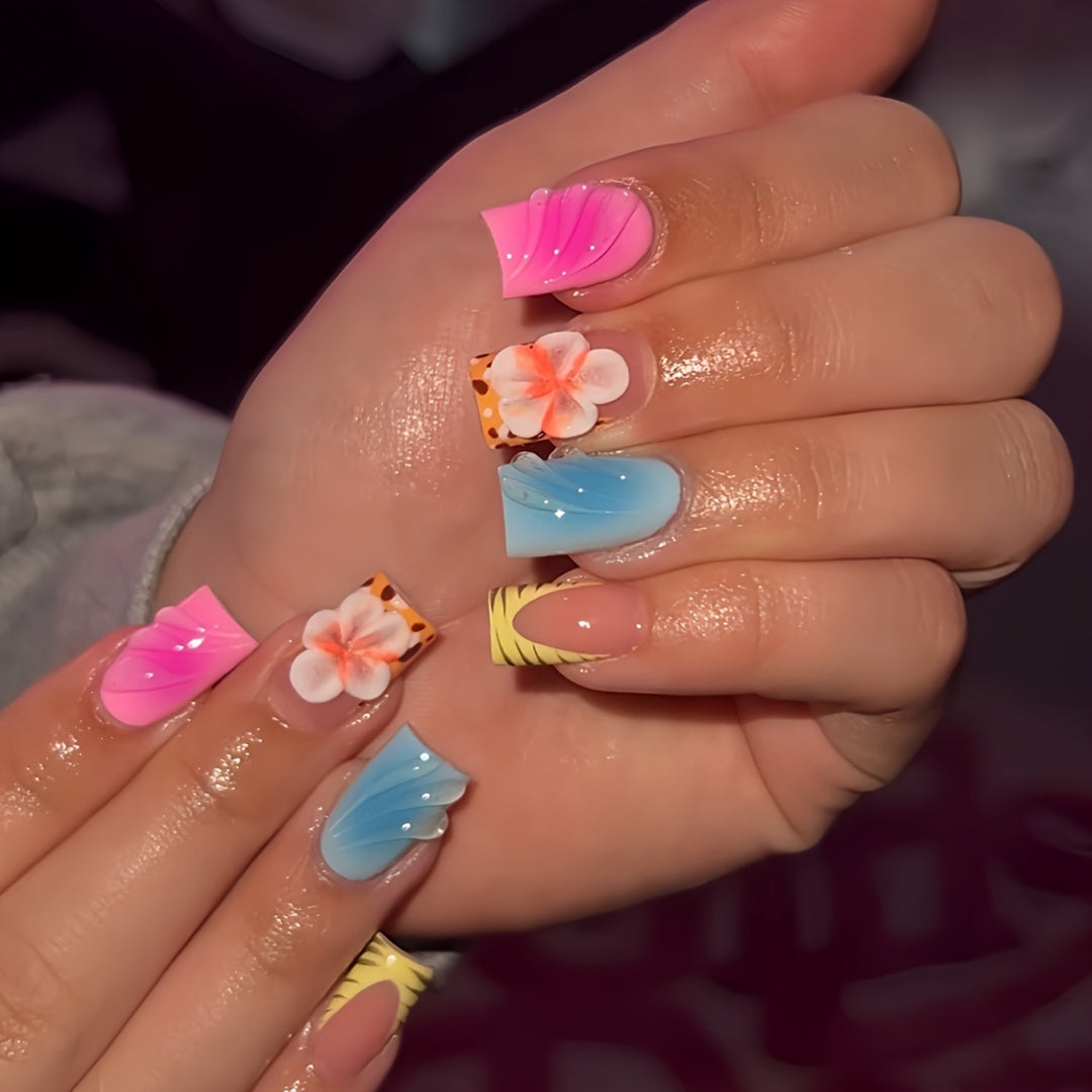 Floral Art Press-On Nails Stornfield
