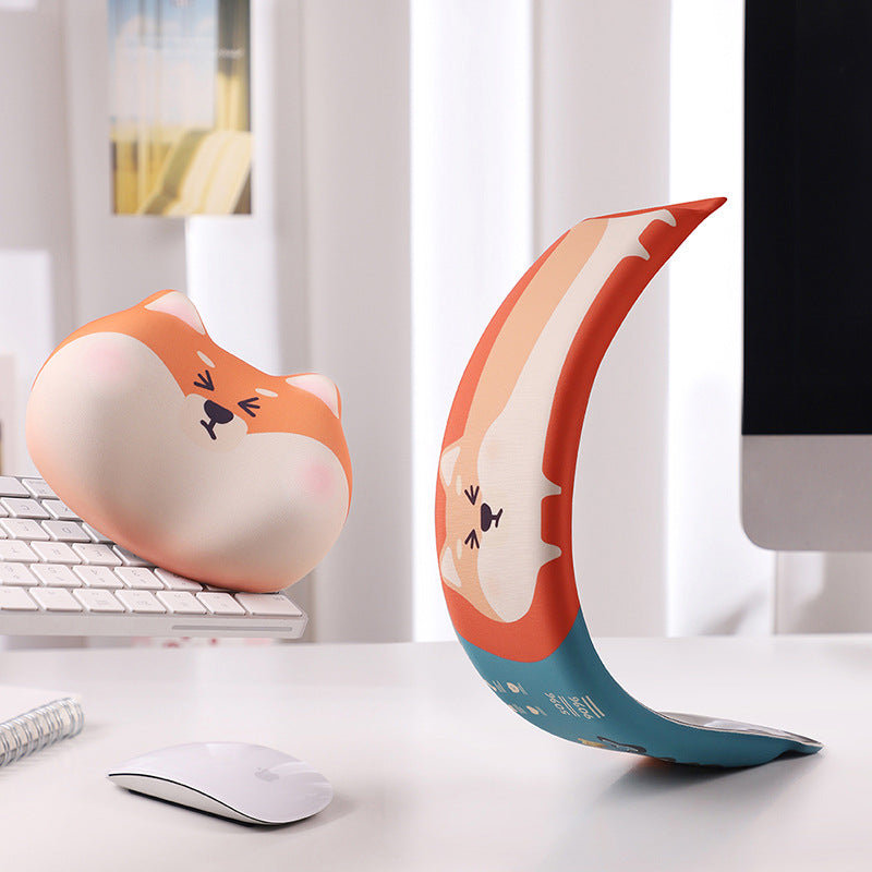 Fun Puppy-Themed Desk Pad