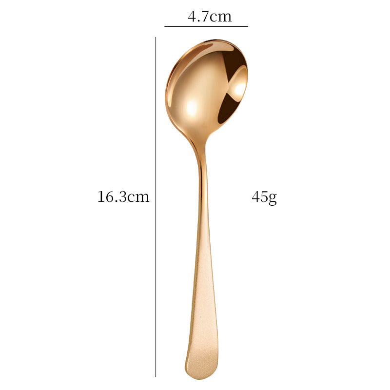 Elegant Dessert Spoon with High-Quality and Non-Slip Grip Design Stornfield