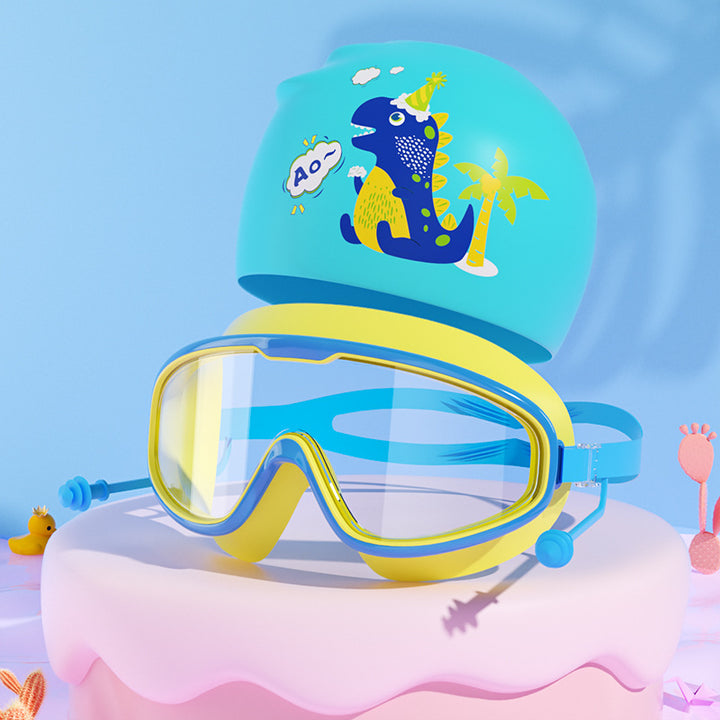Kids Unicorn-Themed Swim Mask and Cap Set Stornfield