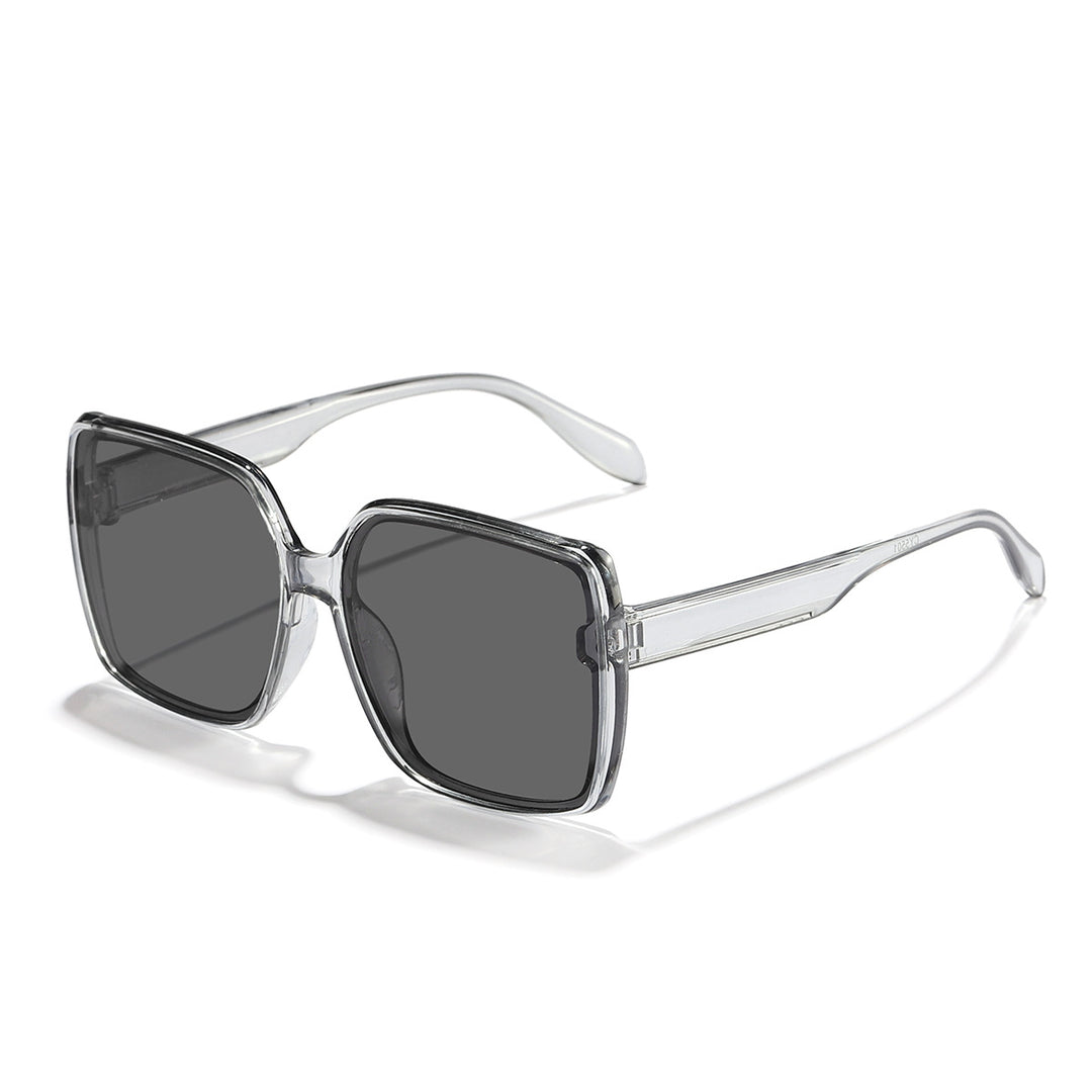 Women's oversized sunglasses with modern square frame and protective lenses Stornfield