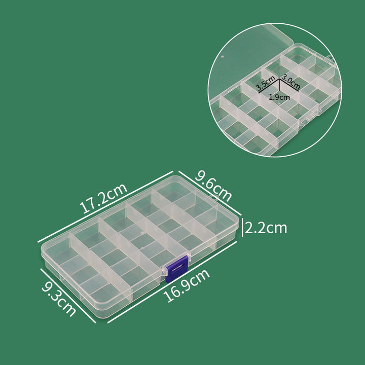 Multi-Section Transparent Craft Organizer Stornfield