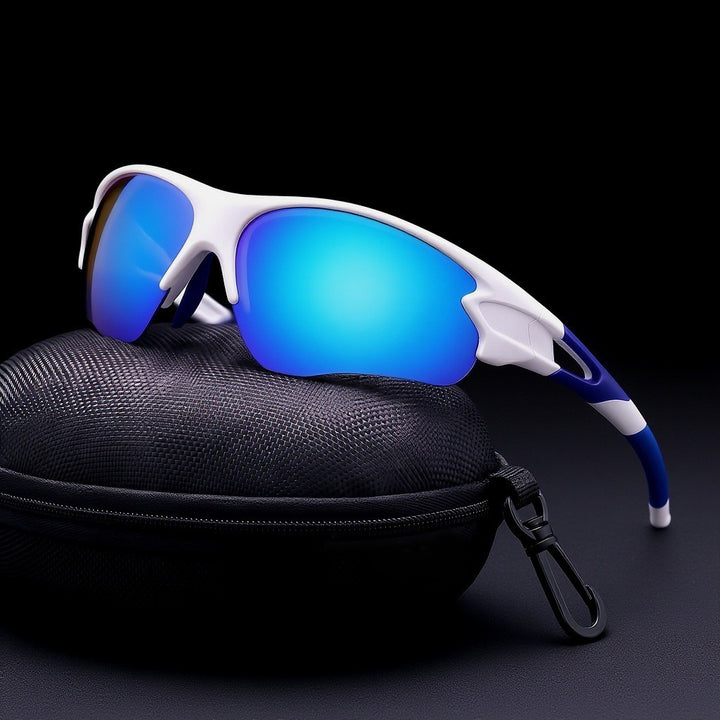 Unisex nan sporty performance-oriented sunglasses with polarized quick-change lens technology Stornfield