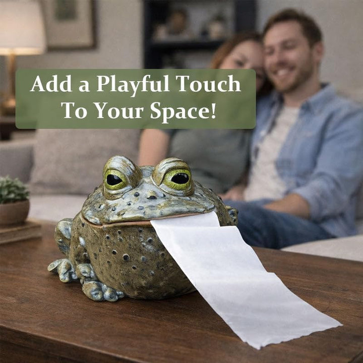 Decorative frog figure with toothbrush holder Stornfield