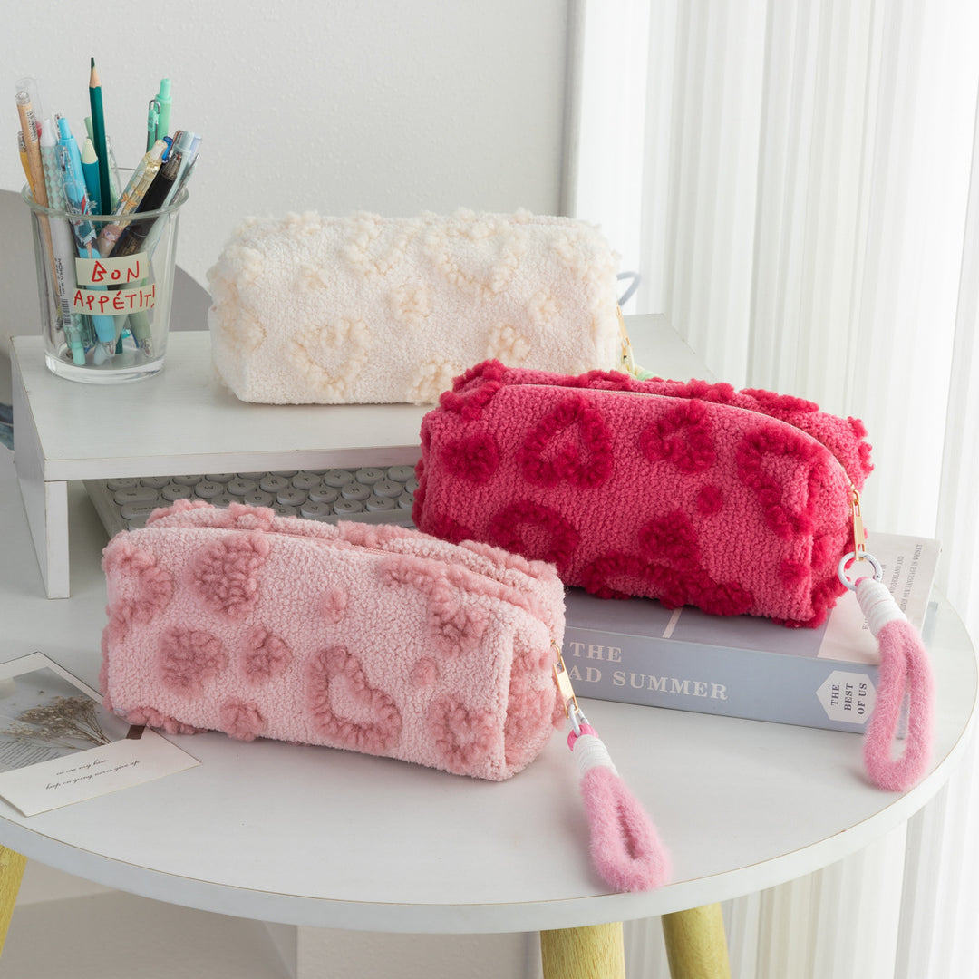 Plush Textured Pencil Case Stornfield