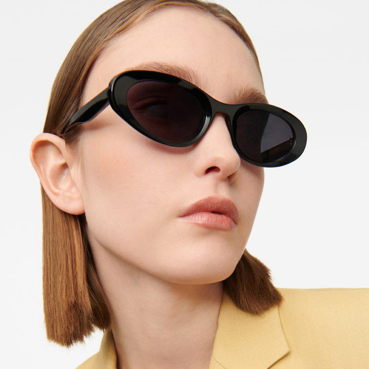 Ladies Designer Sunglasses in Modern Oval Design Stornfield