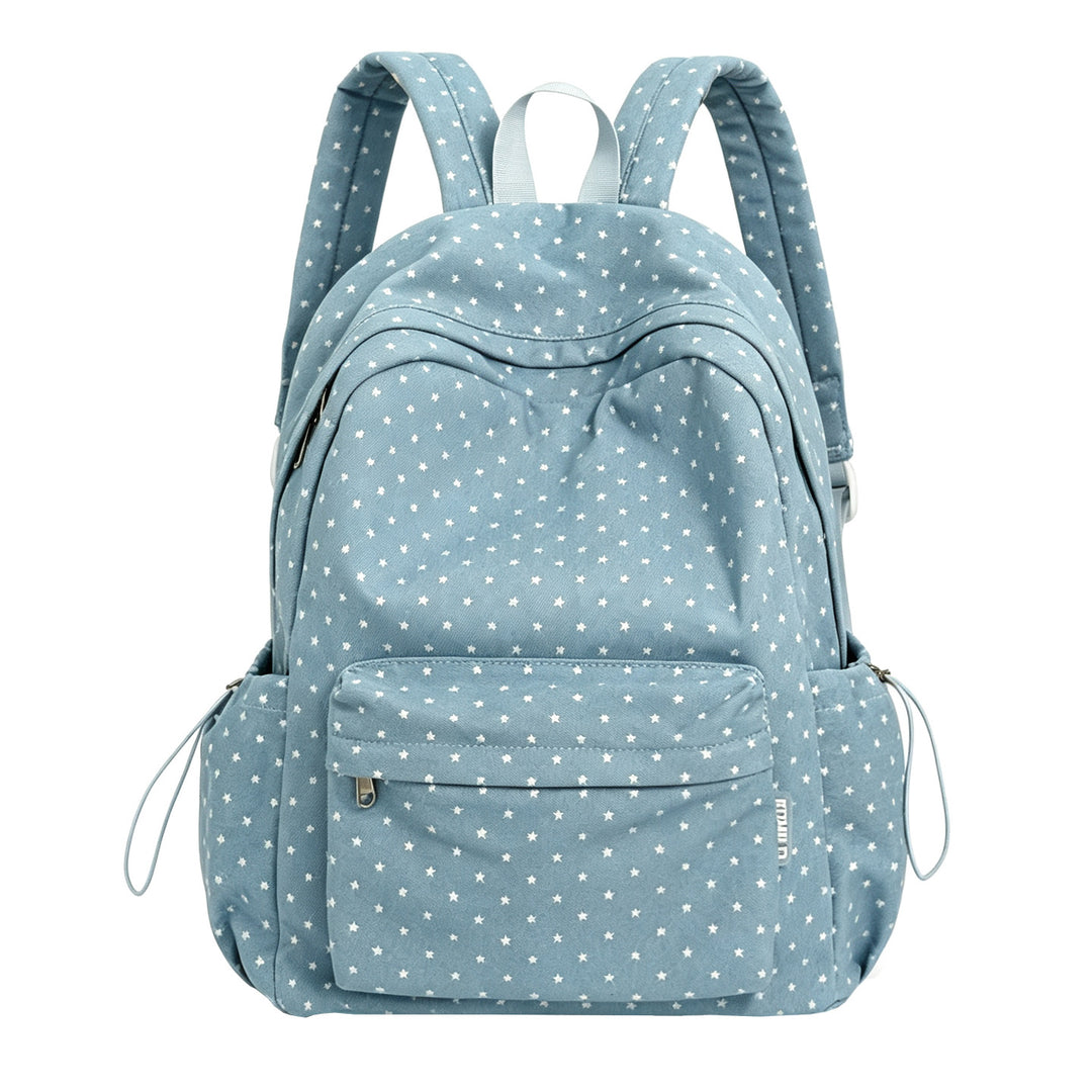 Casual Polka Dot School Backpack Stornfield