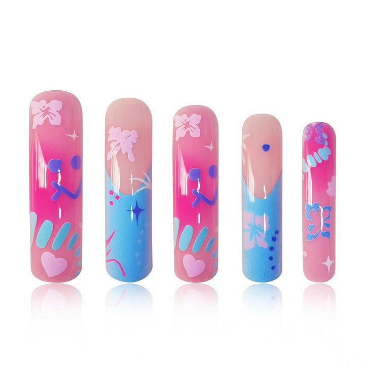 Artistic Press-On Nail Extensions Stornfield