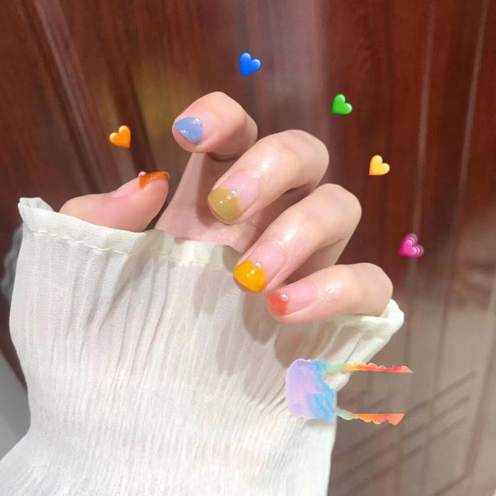 Creative artificial nails with geometric accents Stornfield